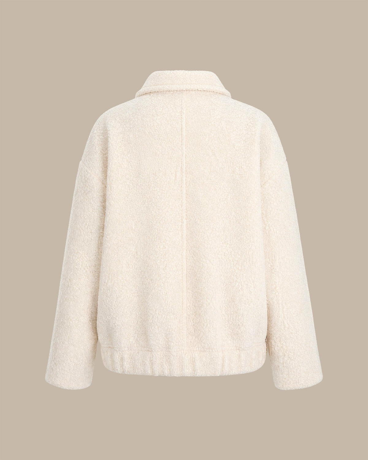 Apricot Solid Single Breasted Jacket