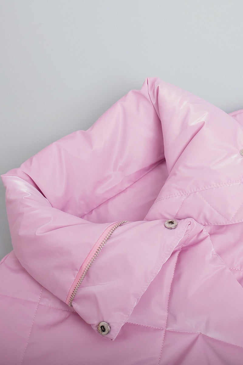 Loose Fit Quilted Cotton Jacket