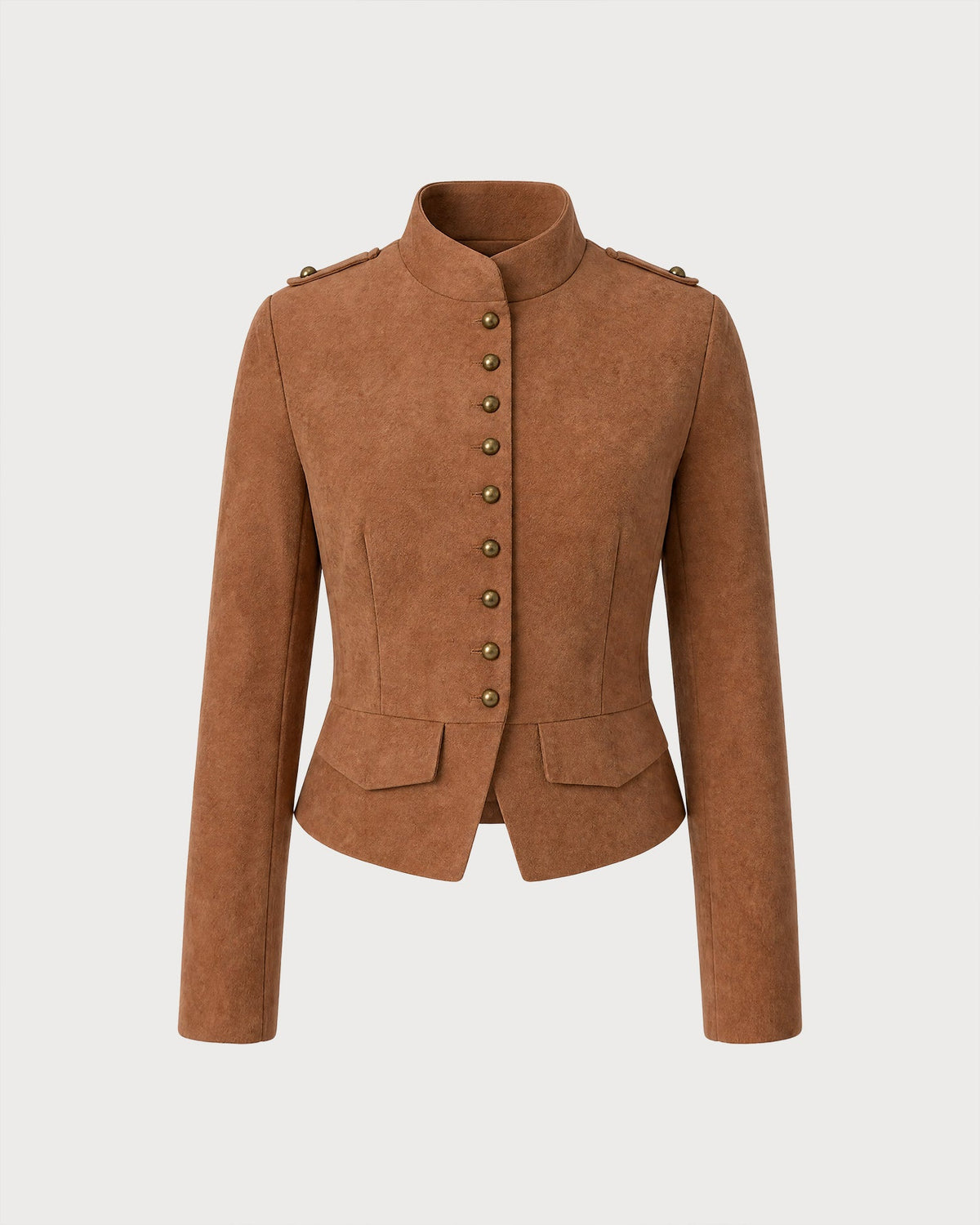 Caramel Single Breasted Jacket