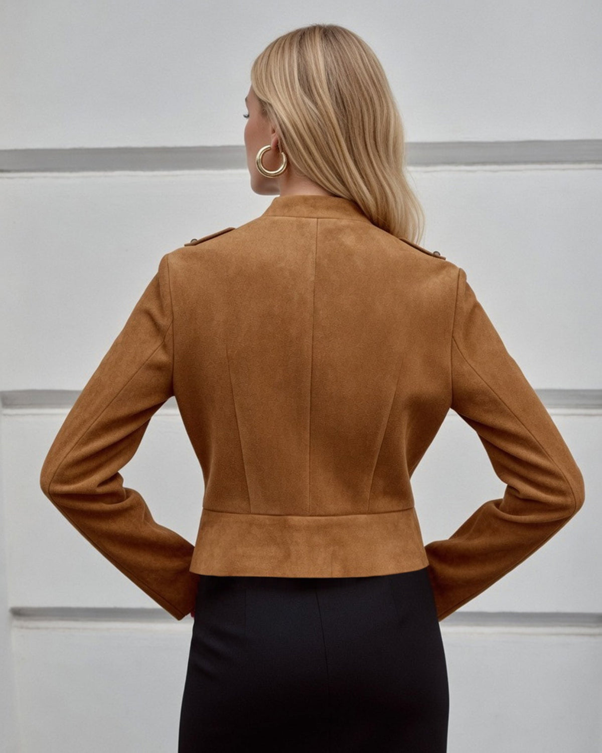 Caramel Single Breasted Jacket